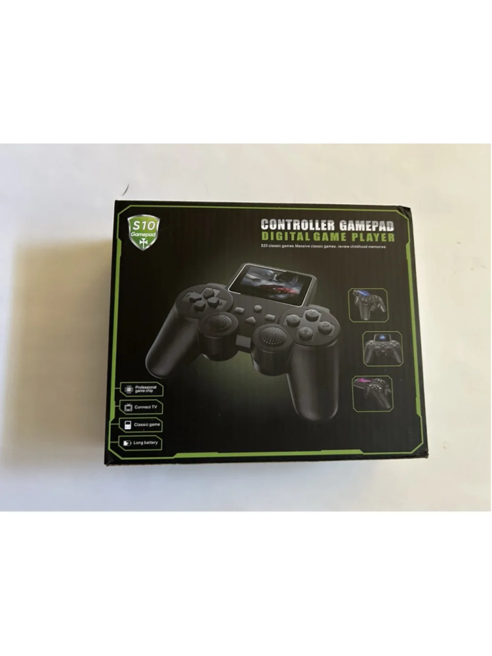 Controller Gamepad Digital Game Player S10 Gamepad Long Battery Black Wireless